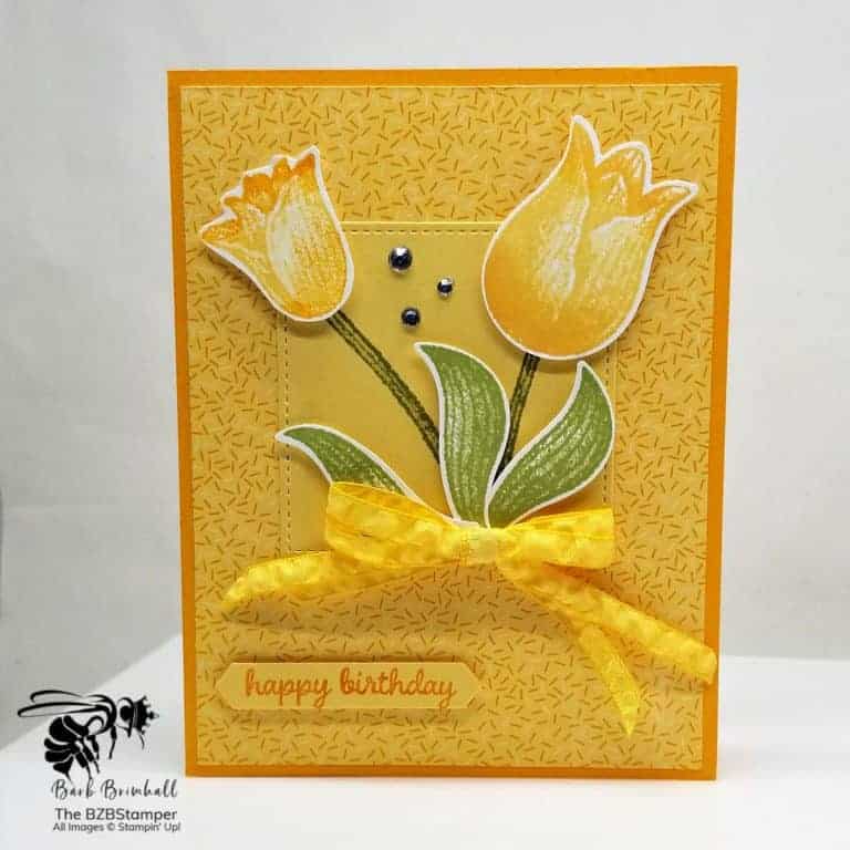 Easy Floral Birthday Card