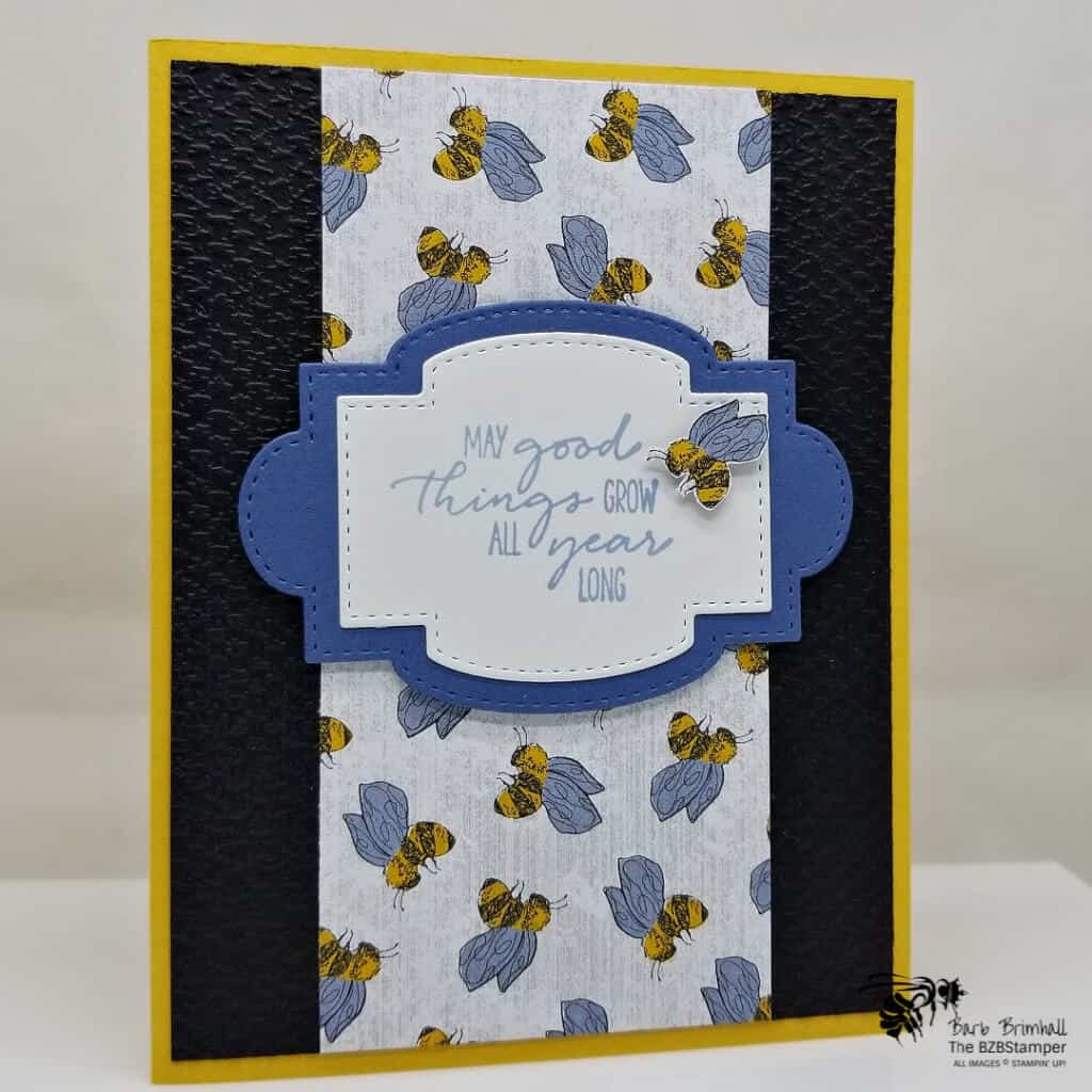 Garden Wishes Stamp Set by Stampin' Up! 1 Blue Bee Handmade Card