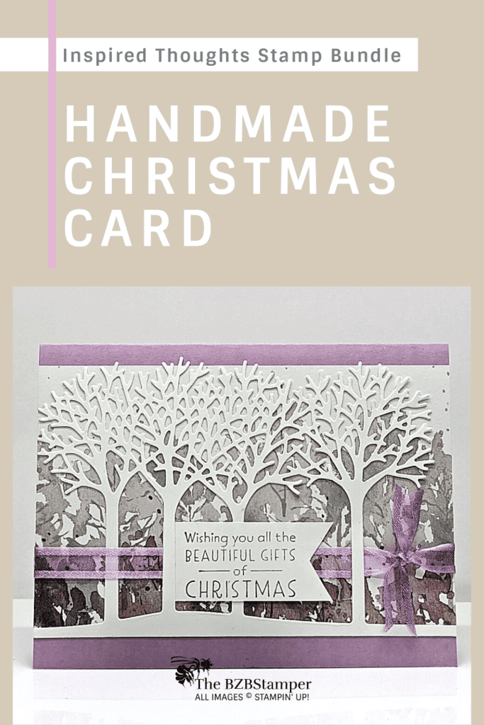 Christmas Card featuring the Inspired Thoughts Bundle 16 0707