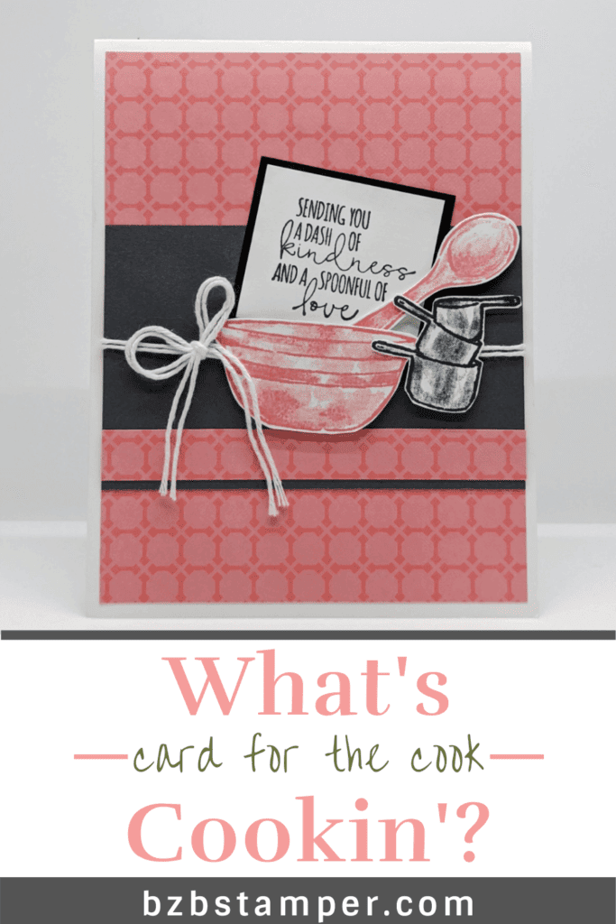 Versatile Handmade Card Sketch 17 What's Cookin' Bundle in Flirty Flamingo