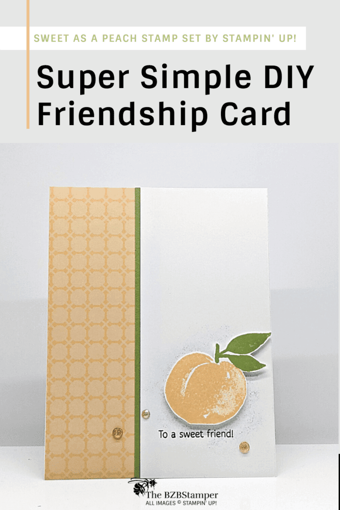 Super Simple Friendship Card 18 Super Simple Friendship Card with a peach