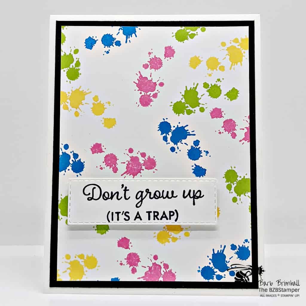 Textures and Frames Stamp Set 1 Textures and frames saleabraton stamp set in bold colors