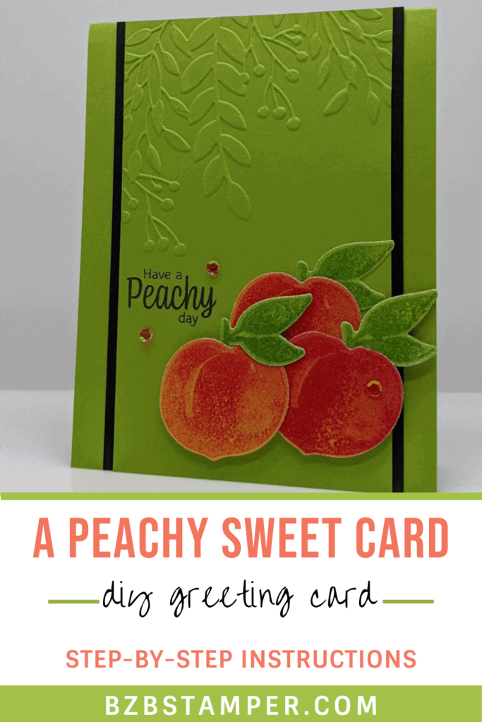 Stampin Up Rainbow Glimmer Paper 19 Stampin' Up! Rainbow Paper to make peach images