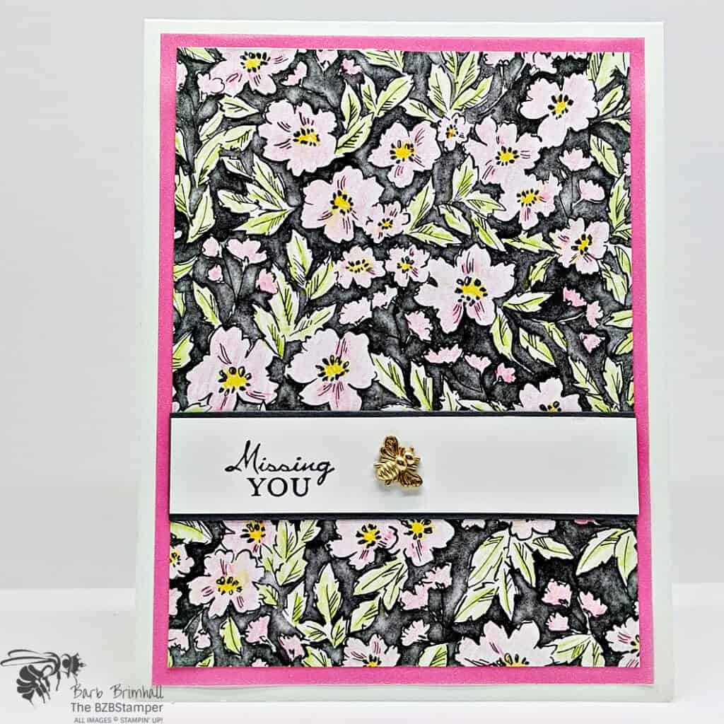 Beautifully Penned Sale-a-Bration Paper in Polished Pink