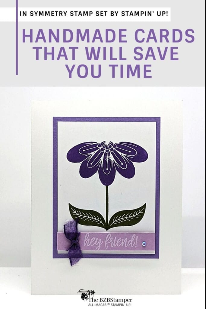 In Symmetry Stamp Set by Stampin' Up! in Purple