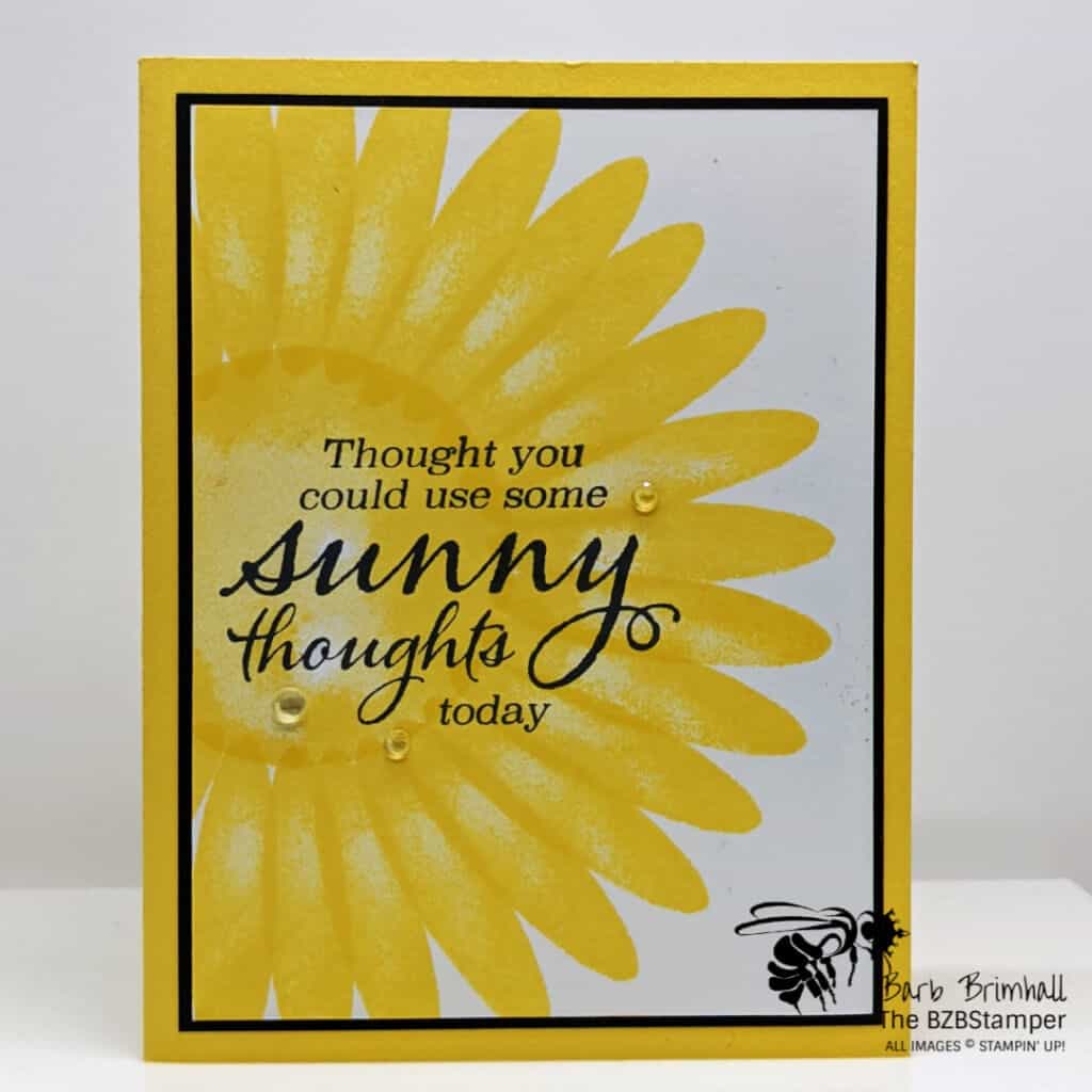 A Creative Way to Use the Watercolor Shapes Stamp Set 1 Creative Way to Use the Watercolor Shapes Stamp Set by Stampin' Up! in Daffodil Yellow