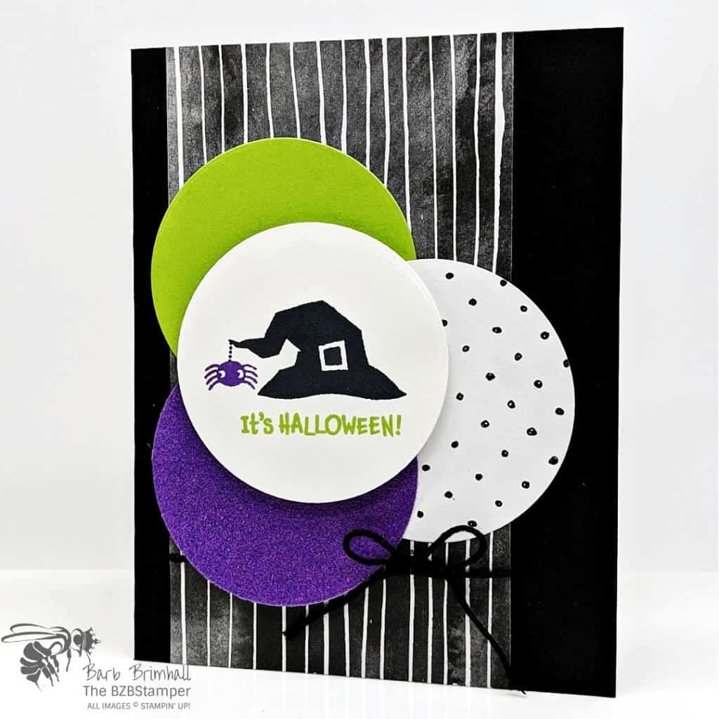 Clever Cat Halloween Card 1 Clever Cat Stamp SEt by Stampin' Up! for Halloween
