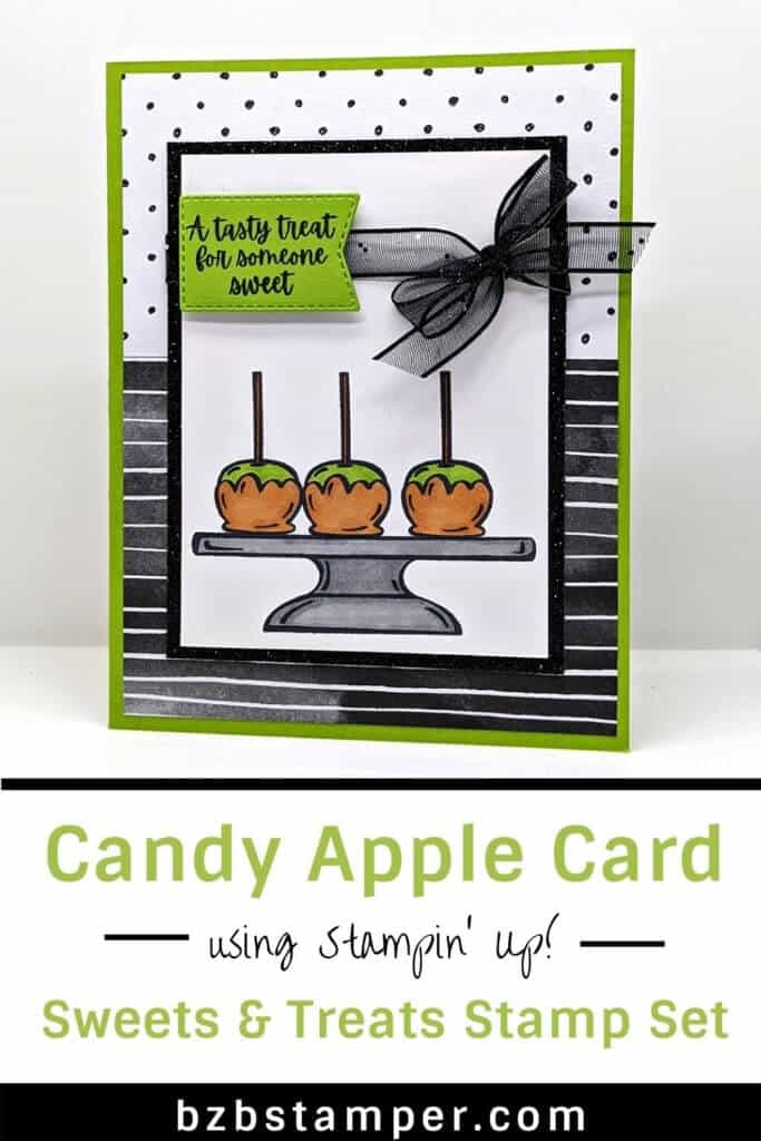 DIY Fall Card using the Sweets and Treats Stamp Set 20 Candied Apple Card using Sweets & Treats Stamp Set by Stampin' Up!