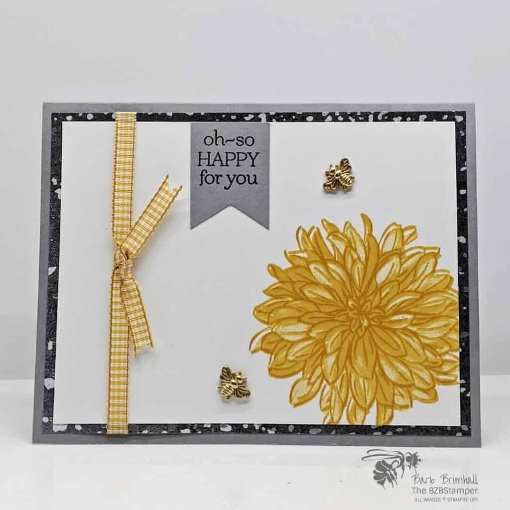 Easy Show-Stopping Handmade Card 1 Delicate Dahlia Stamp Set by Stampin' UP!