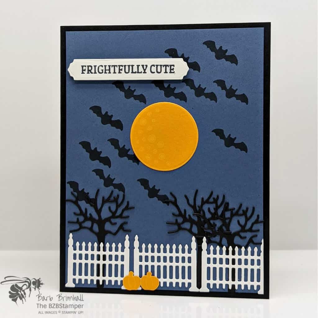 Frightfully Cute Halloween Card 1 Frightfully Cute Bundle by Stampin' Up! Halloween Card