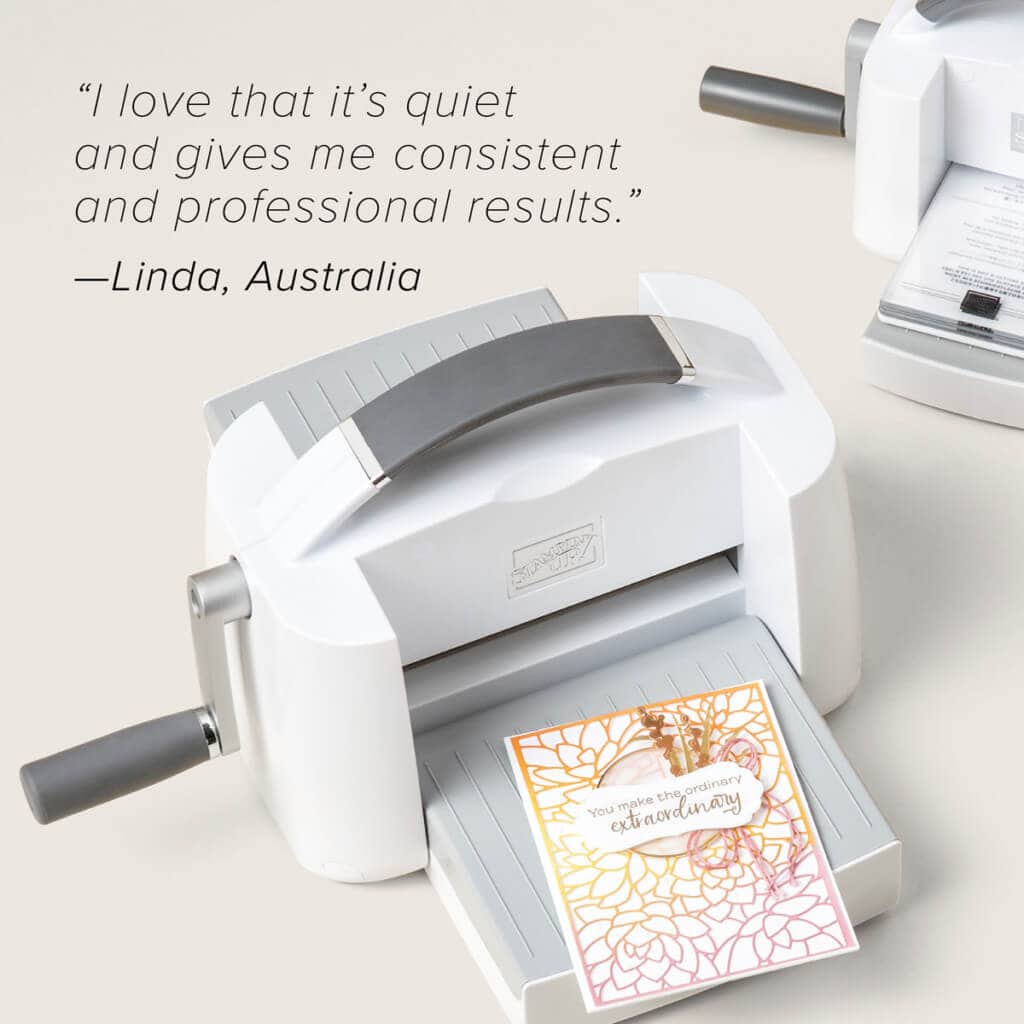 Stampin' Cut and Emboss Machine 3 Cut & Emboss Machine by Stampin' Up! Australia Testimonial