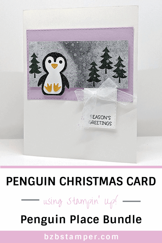 Penguin Place Stamp Set Easy Christmas Card