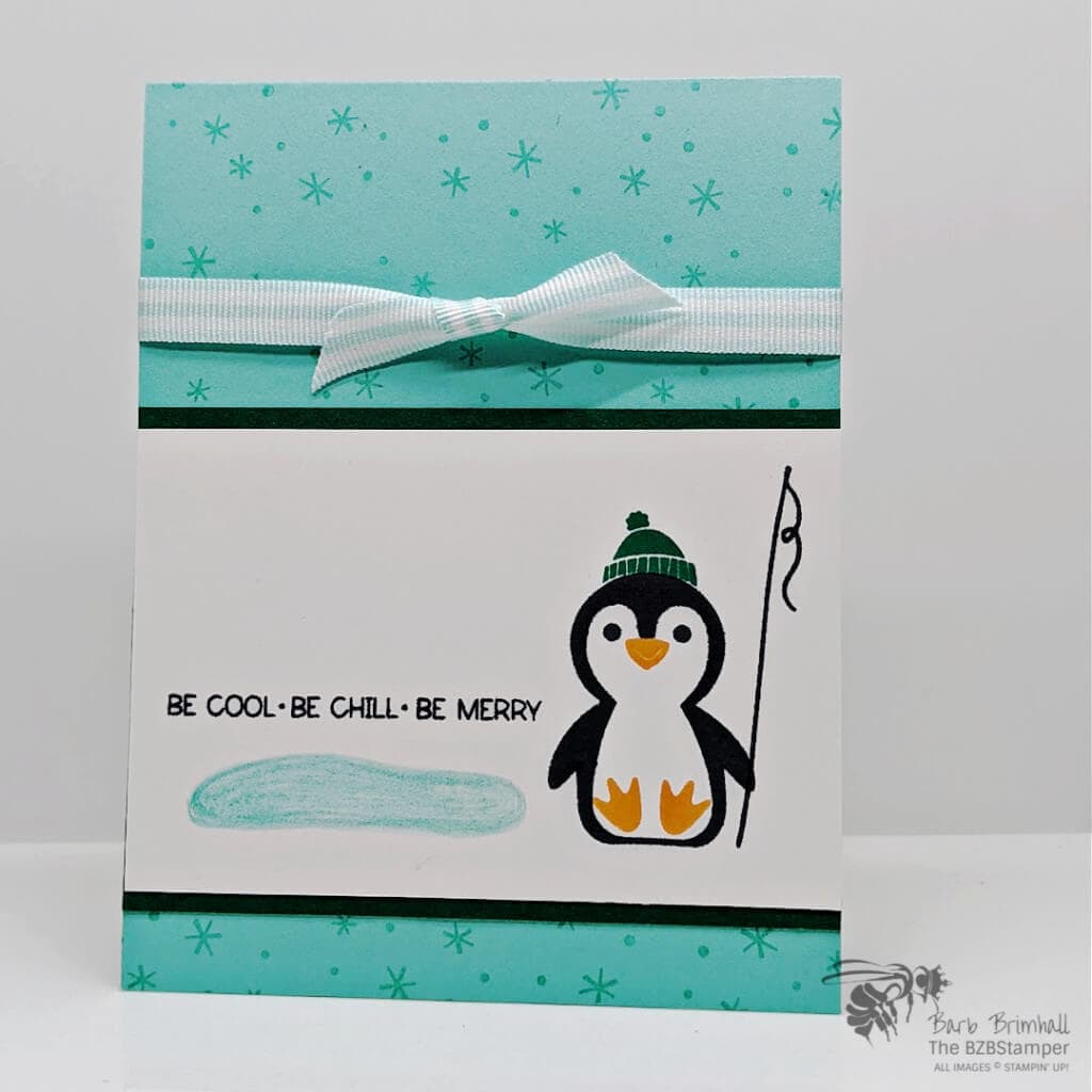 An Easy to Make Penguin Greeting Card 1 Penguin Place by Stampin' Up! Handmade Card