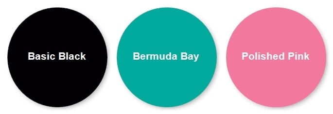 Cute Handmade Card featuring Cake Pops 2 Cardmaking Color Combination in Bermuda Bay, Polished Pink and Black