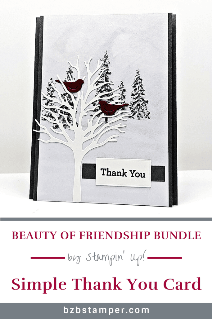 Beauty of Friendship Bundle Thank You Card 15 122221p