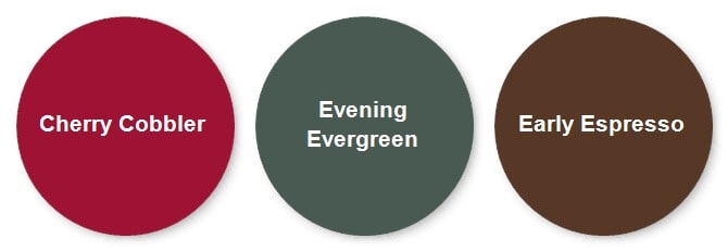 Handmade Christmas Card You Can Make in Minutes 2 Cardmaking Color Combination in Cherry Cobbler, Evening Evergreen and Early Espresso