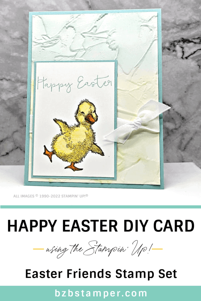 Handmade Easter Card Tutorial 19 Handmade Easter Card featuring a cute duck