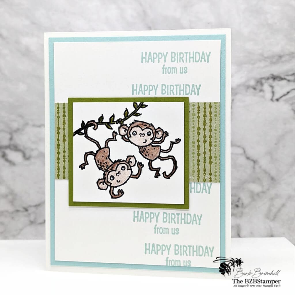 Birthday Card featuring the Catch You Later Stamp Set 1 030222 catch you later