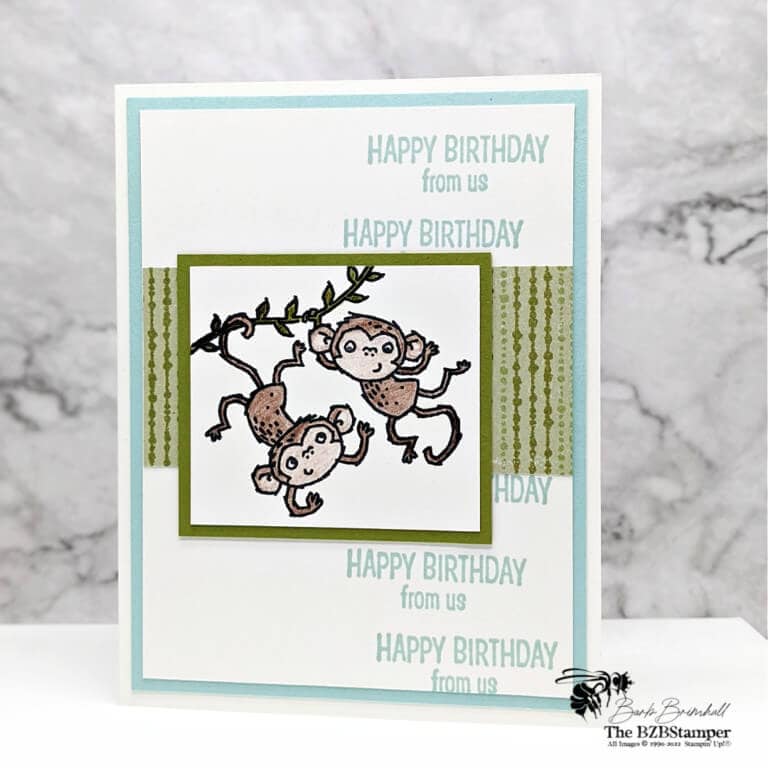 Birthday Card featuring the Catch You Later Stamp Set