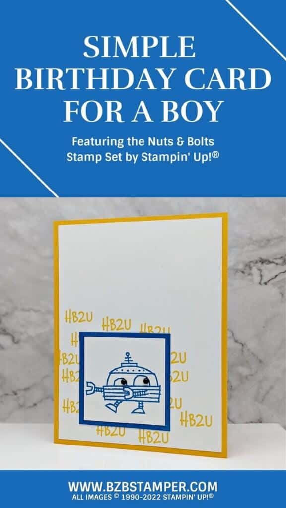 Simple Birthday Card for a Boy 13 031822