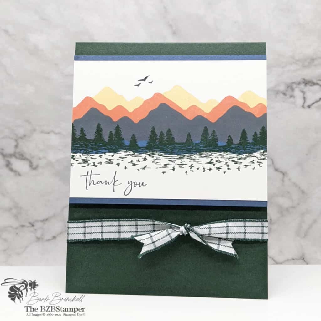 032222 stampin up mountain air