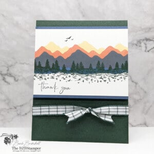 Masculine Thank You Card 18 032222 stampin up mountain air
