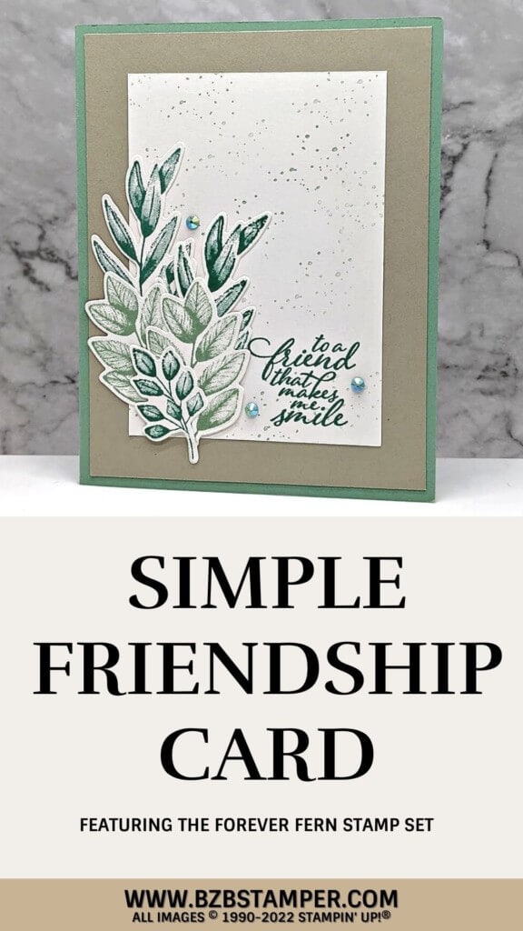 Make this Simple Handmade Friendship Card 12 032422