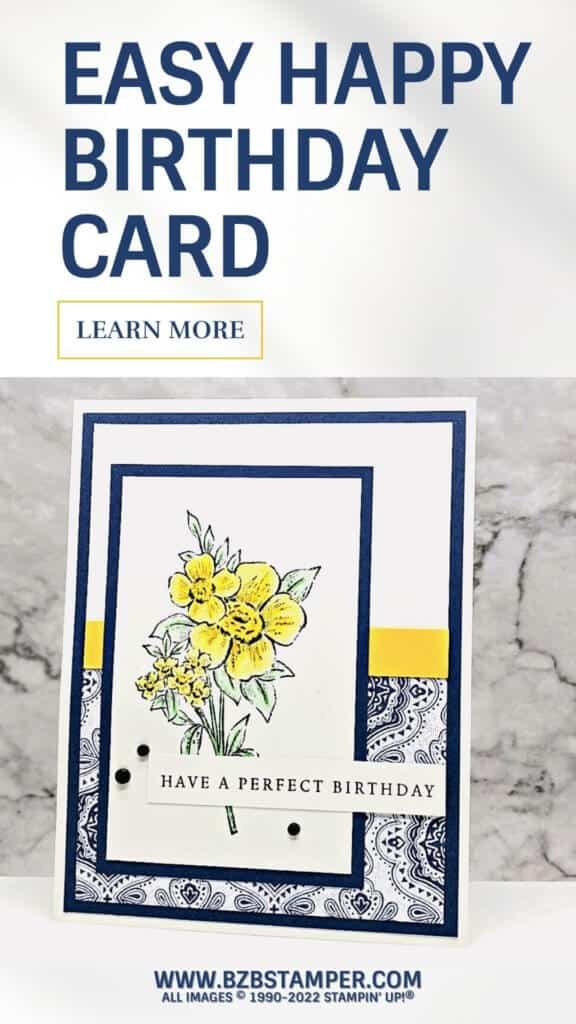 Elegant Handmade Happy Birthday Card 17 032822