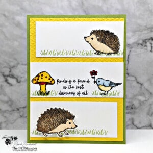 Make a Handmade Card for a Friend 19 033022 stampin up happy hedgehogs