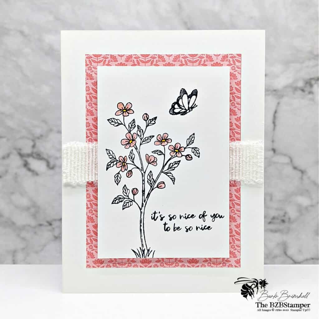 A Quick Handmade Thank You Card 1 041922stampin up happy hedgehogs