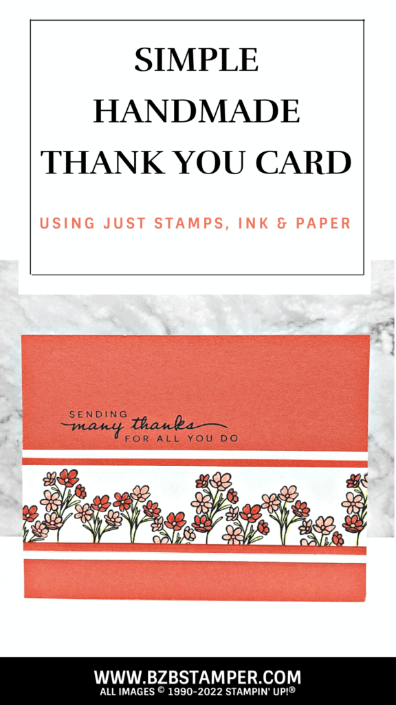 Simple Handmade Thank You Card 14 0051922