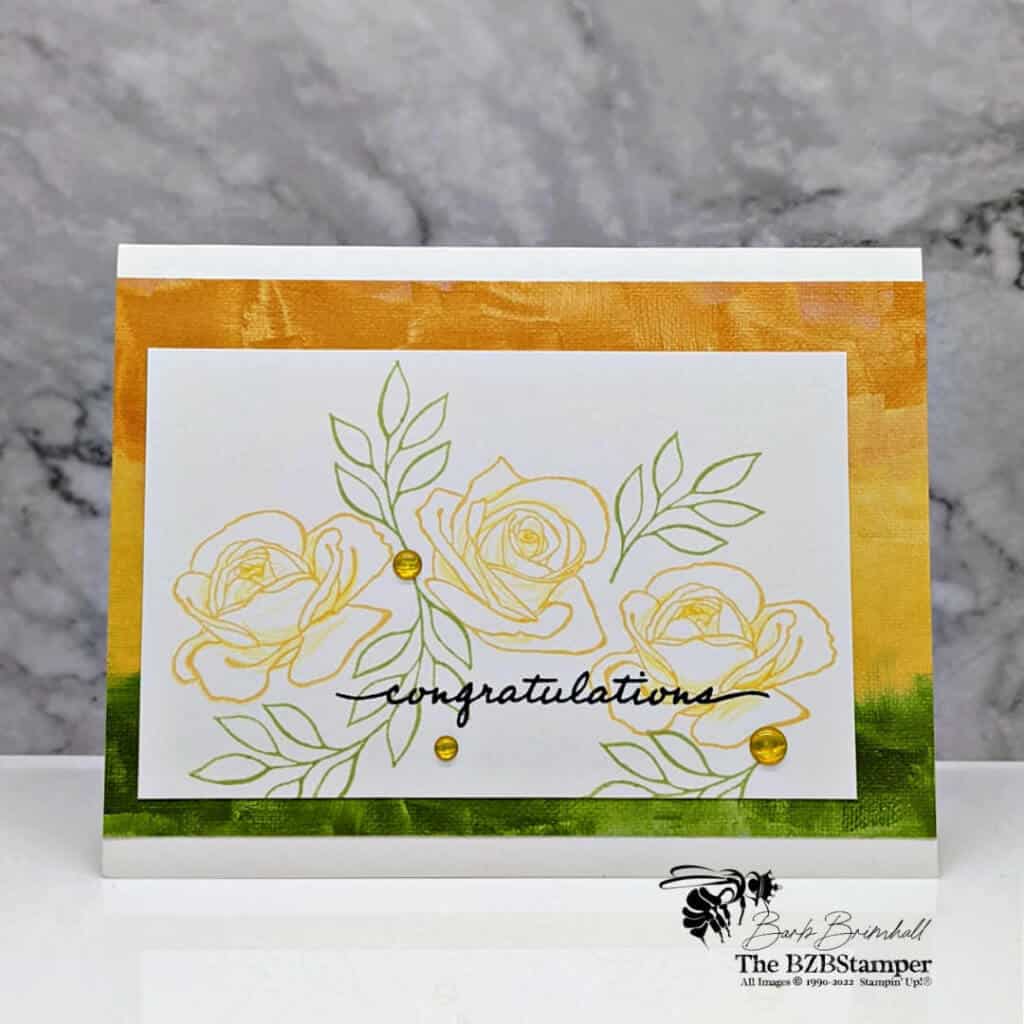 Quick Handmade Congratulations Card 1 051122 happiness abounds
