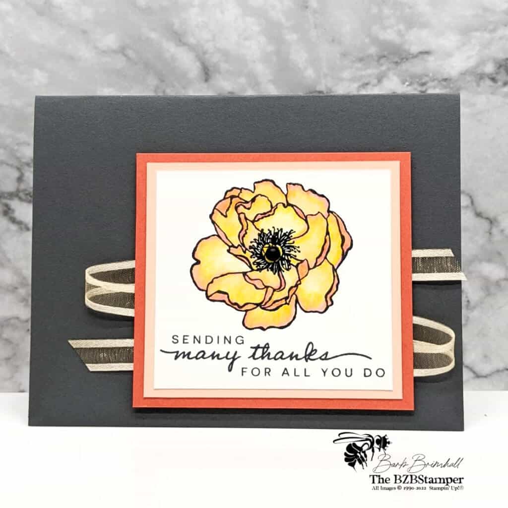 Happiness Abounds Thank You Card 1 061222 stampin up happiness abounds