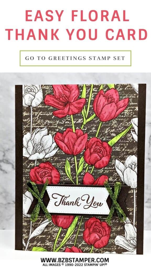 Handmade Thank You Greeting Card 17 0624 Pin 1