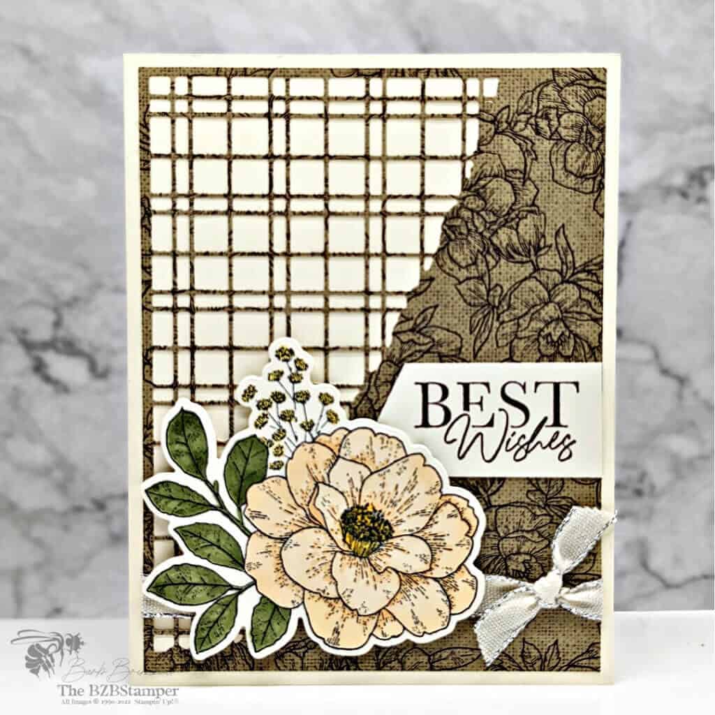 Cottage Rose with Split Card Textures Dies 1 070822 stampin up cottage rose