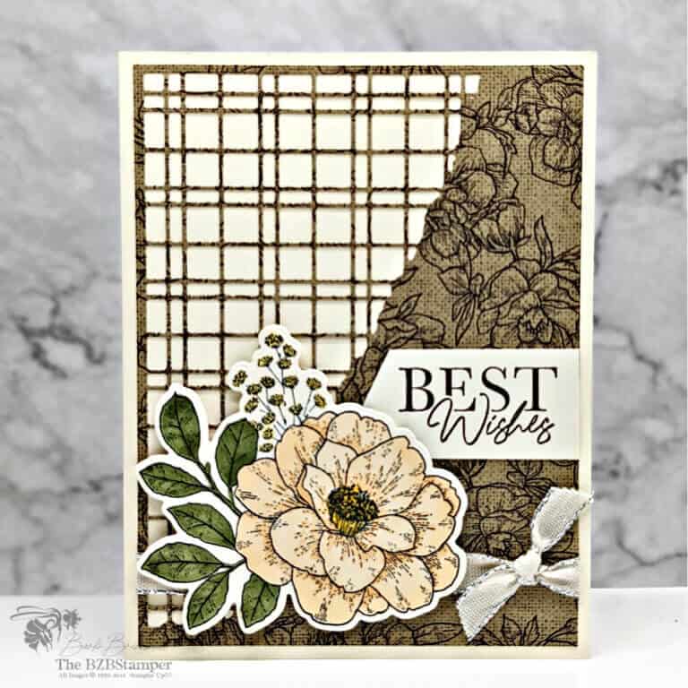 Cottage Rose with Split Card Textures Dies