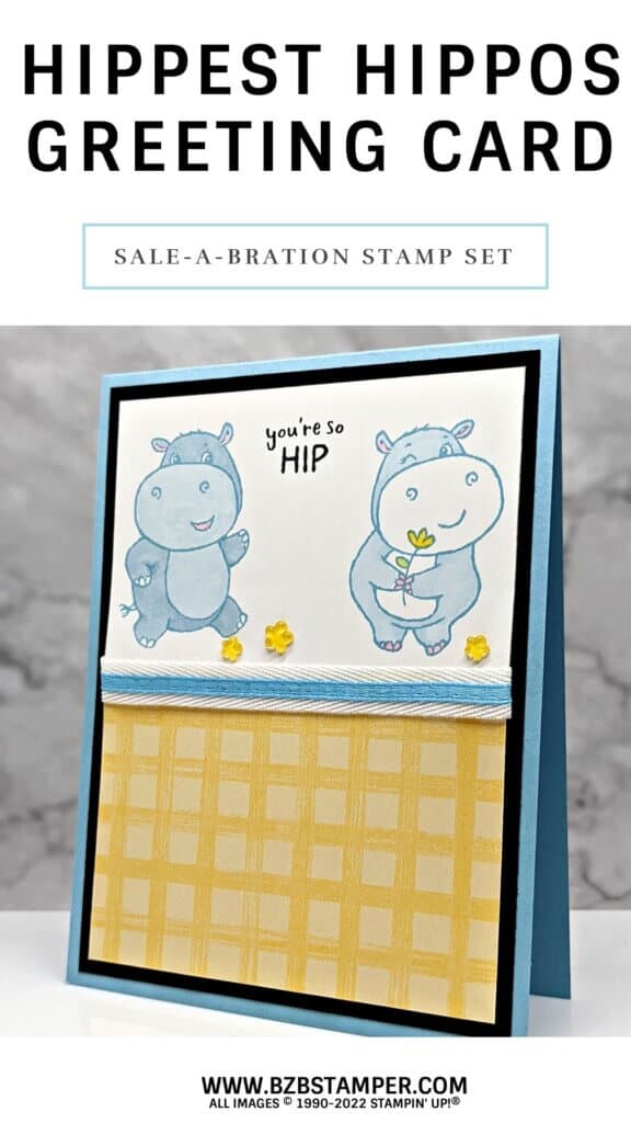 Hippest Hippos Greeting Card 20 0712 Pin 1