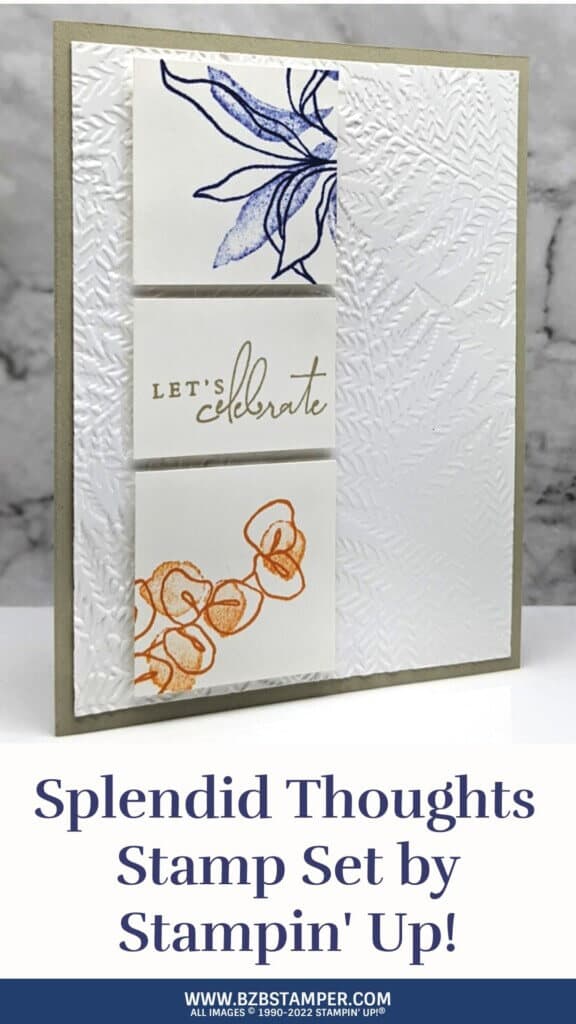 Quick Handmade Greeting Card for a Friend 14 handmade greeting card with let's celebrate sentiment and flowers