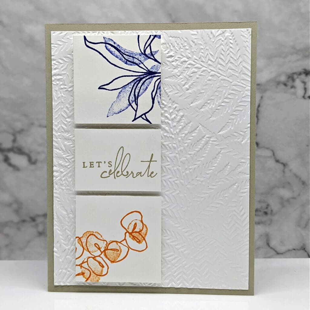 Quick Handmade Greeting Card for a Friend 1 082722 stampin up splendid thoughts crumbcake