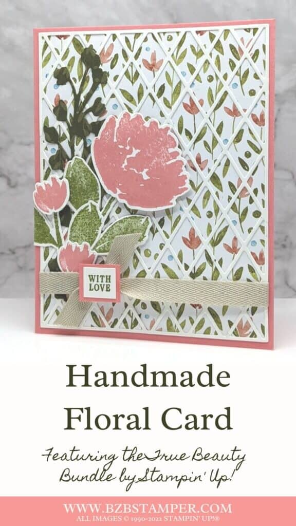 Handmade Floral Card featuring the True Beauty Bundle 1 091022 true beauty