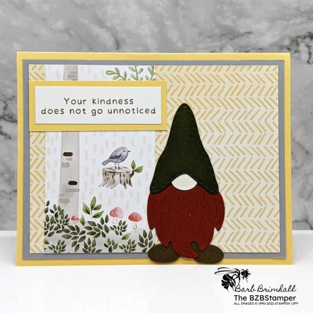 Say Thank You With The Kindest Gnomes Bundle 2 092222 stampin up kindnest gnomes saffron