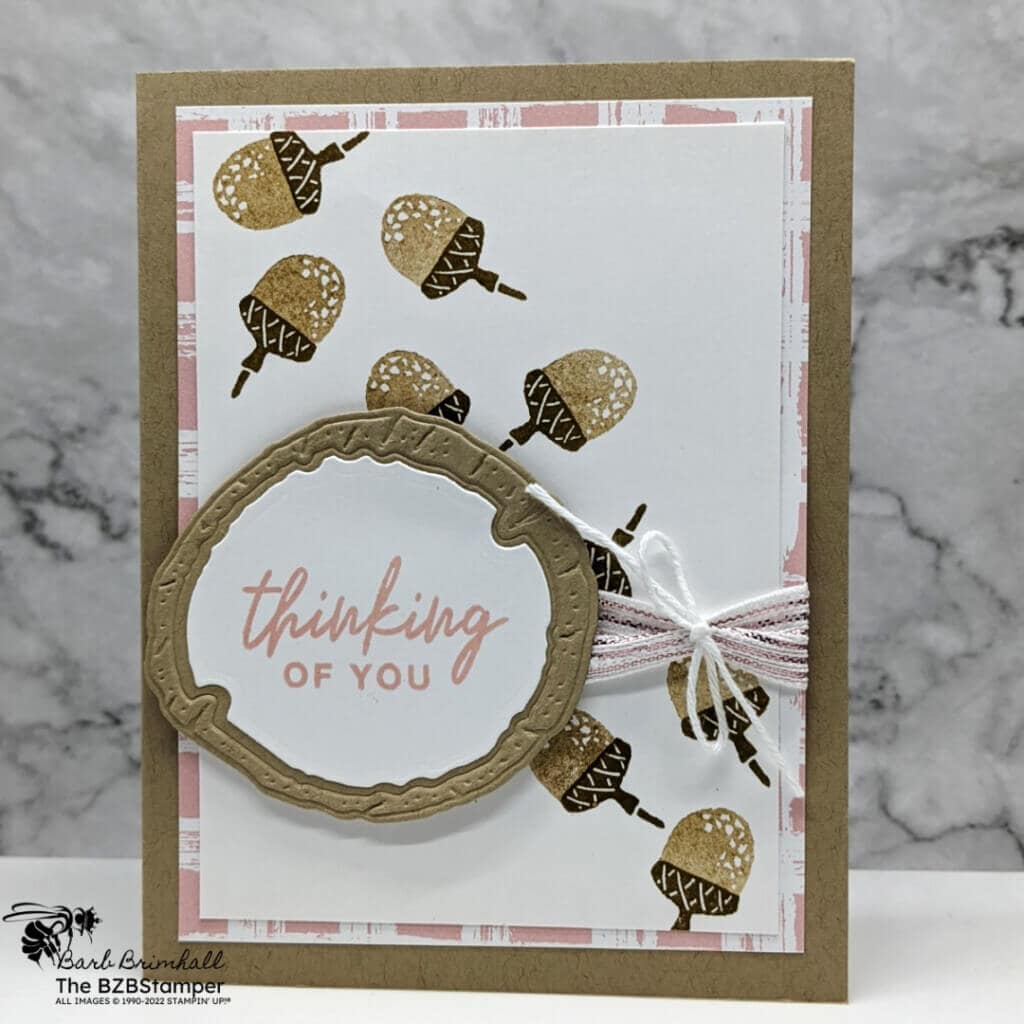 The Ringed with Nature Bundle 2 Ringed with Nature Stamp Set with acorns and thinking of you
