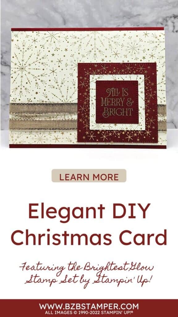 Elegant Brightest Glow Stamp Set 1 Elegant Christmas Card Brightest Glow Stamp set by Stampin' Up!