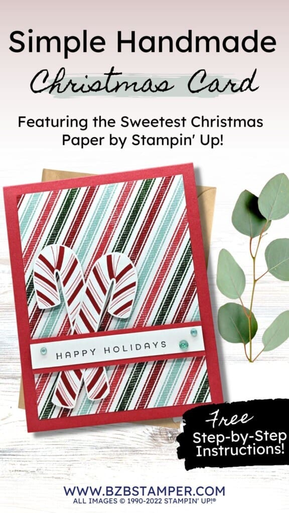 Sweetest Christmas Paper Handmade Card 14 Stampin' Up! Sweetest Christmas Paper