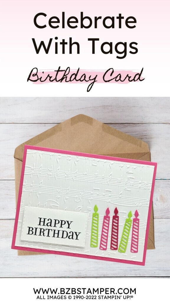 Celebrate With Tags Birthday Card 15 110922 celebrate with tags stampinup pin2