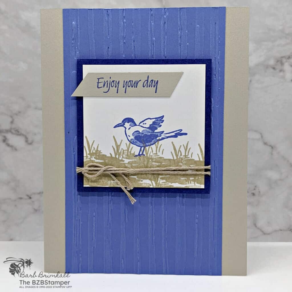 Heron Habitat Masculine Card 3 112922 stampin up heron habitat1