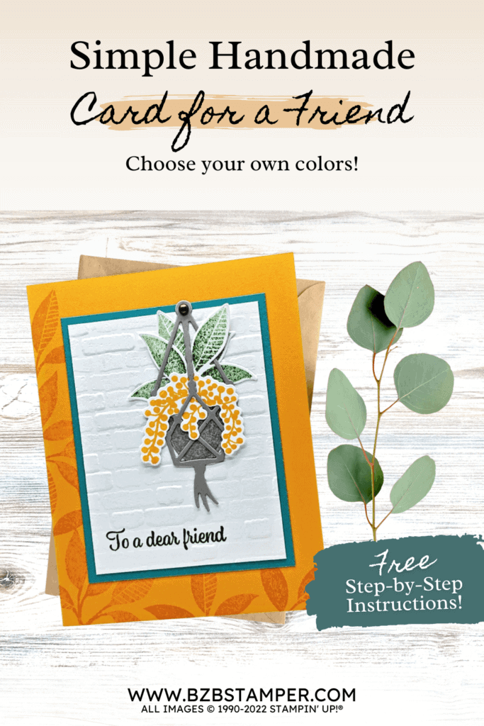 Handmade Card Using The Plentiful Plants Stamp Set 20 122322 plentiful plants stampin up pin2