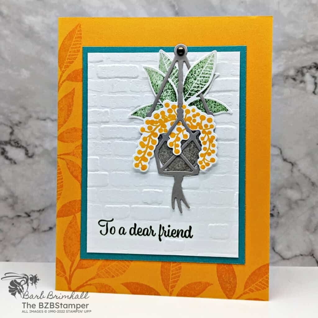 Handmade Card Using The Plentiful Plants Stamp Set 3 122322 stampin up plentiful plants3