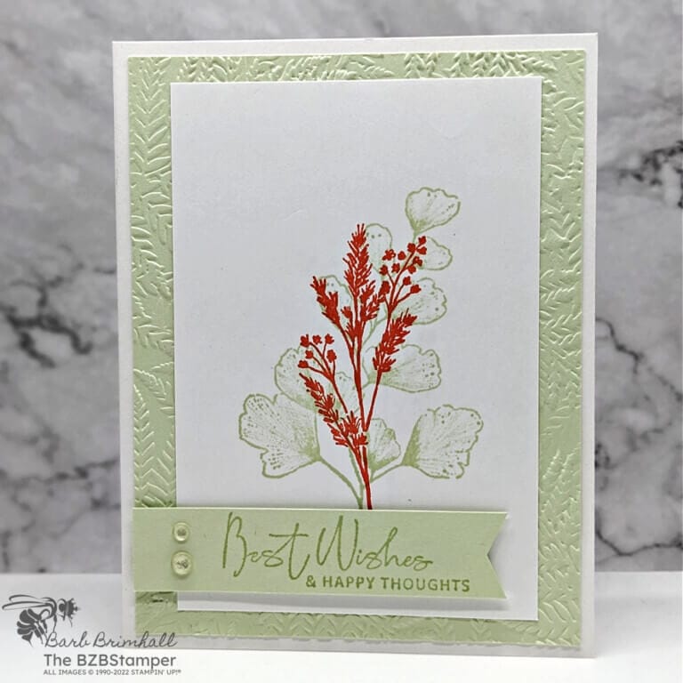Nature’s Prints Happy Birthday Card