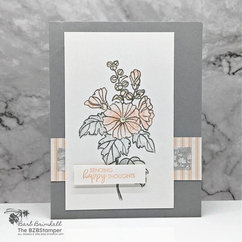 Simple Thinking of You Card for a Friend 2 011823 beautifully happy thinking of you